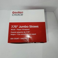GORDON CHOICE JUMBO STRAWS 500 ct Wrapped New In Box