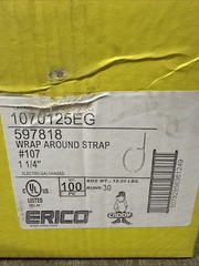 Nvent Caddy 1070125EG Wrap Around Strap 1-1/4 – ( 100 Pc )