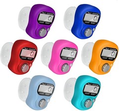 Electronic Finger Counter 7 Pack, Resettable Hand Tally, 5 Digit Number and L…