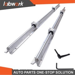 Labwork 2PCS SBR16-1500mm Rails w/4 Bearings for DIY CNC Milling Machine