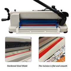 HFS Heavy Duty Guillotine Paper Cutter – 17″ Commercial Metal Base A3/A4 Trimmer