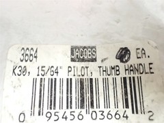 NEW Jacobs 3664 K30 15/64″ Pilot, Thumb Handle Drill Chuck Key (BN388)
