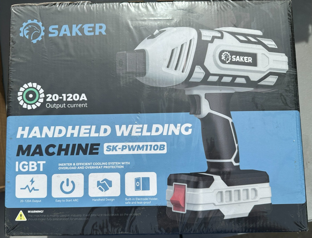 Saker Handheld Welding Machine 20-120A Output Current / SK-PWM110B