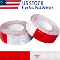 Car Bumper Reflective Stickers Warning Strip Tape Secure Reflector Stickers US