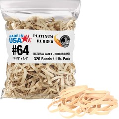 Rubber Bands #64 Postal Size 3.5in X 0.25in Heavy Duty Made in USA Office Home