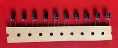 10x ECE-A1EKA220B PANASONIC CAPACITOR ALUM 22UF 25V 20% 5x7mm RADIAL 5mm