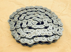 TSUBAKI RS60 Riveted Roller Chain 4′-10″ Single Strand 3/4″-Pitch #60