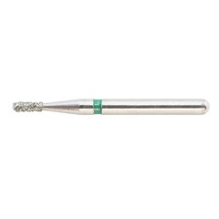 Multi-Use Dental Diamonds Burs Pear Bur FG 830/010C Coarse Grit Green High Speed