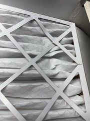 20x25x4 MERV 13 AC Air Filters 6 PACK. Slight Damage Does Not Affect Usability