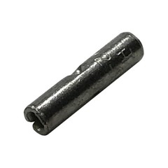 (100) Non-Insulated 22-18 Gauge Uninsulated Butt Splice Connector Wire Terminal