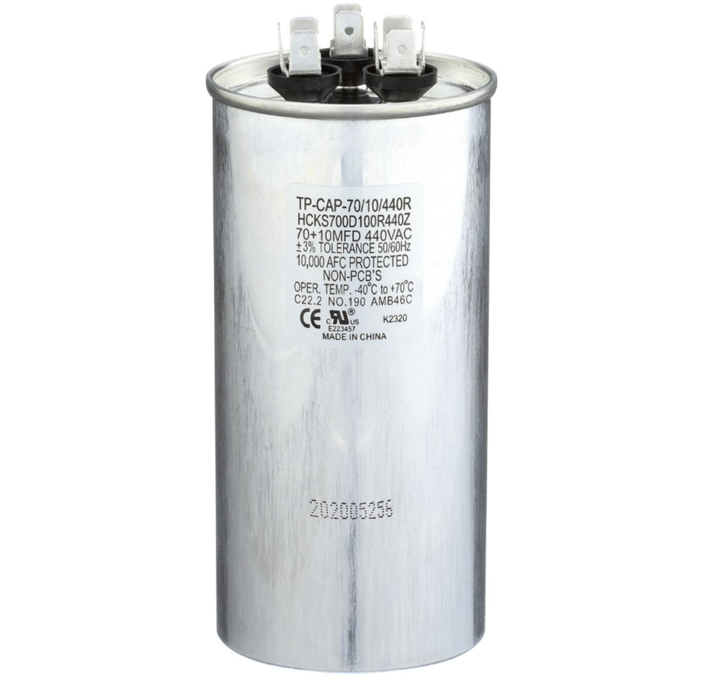 NEW – Motor Start Capacitor 70+10uF 370VAC 440VAC CBB65 Circular Run Capacitor