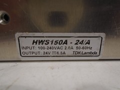 TDK LAMBDA HWS150A-24/A POWER SUPPLY AC-DC 24V 6.5A