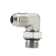 10 Pack 90 Degree Elbow Hydraulic Hose Fittings: 1/2″ JIC 37° Male x #8 SAE/ORB