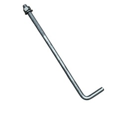 Sandbaggy 3/4″ x 18″ Threaded Concrete Anchor L-Bolts – Hot Dipped Galvanized