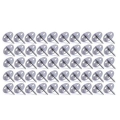 100/50Pc Tire Puncture Spikes Heavy Portable Duty Carbon Steel Round Road Spikes