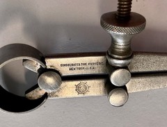 Consolidated Tool Works Spring Outside Caliper 3.5″ Ship Wheel Logo USA