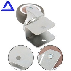 4PCS Heavy Duty U Bracket Shaped 2″ Caster Wheels (2 with brake & 2 without)