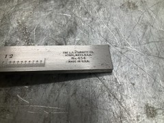 Starrett No. 454 12″ Height Gauge Vernier w/ Accessories + Case