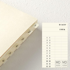 DESIGNPHIL 15312006 Notebook, MD Notebook, Journal, A5, 1 Page per Day