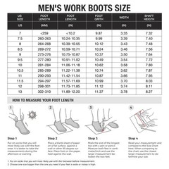NINGO 6” Men Leather Safety Work Boot Steel/Soft Toe Lace Up Trail Hiking Shoes