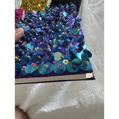 Lot of 7 Notebooks Journals Sequin Multicolor Diary Black Pink Silver Brown Gold