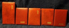 Fisch Wallets #1, 2, 3, 4, 5 Verify Genuine Gold Coins Detect Fakes Great Cond