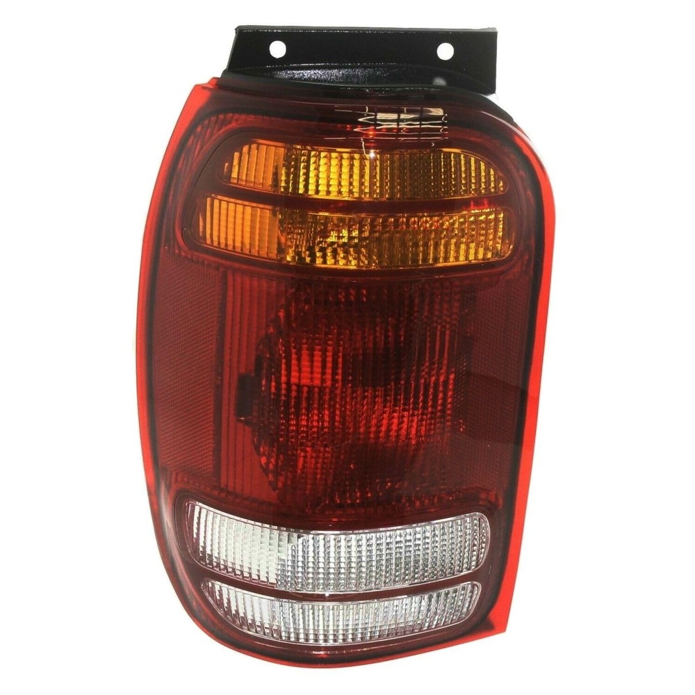 Driver Tail Light Assembly Red/Clear/Amber Lens w/o Bulb Ford Mountaineer 98-01