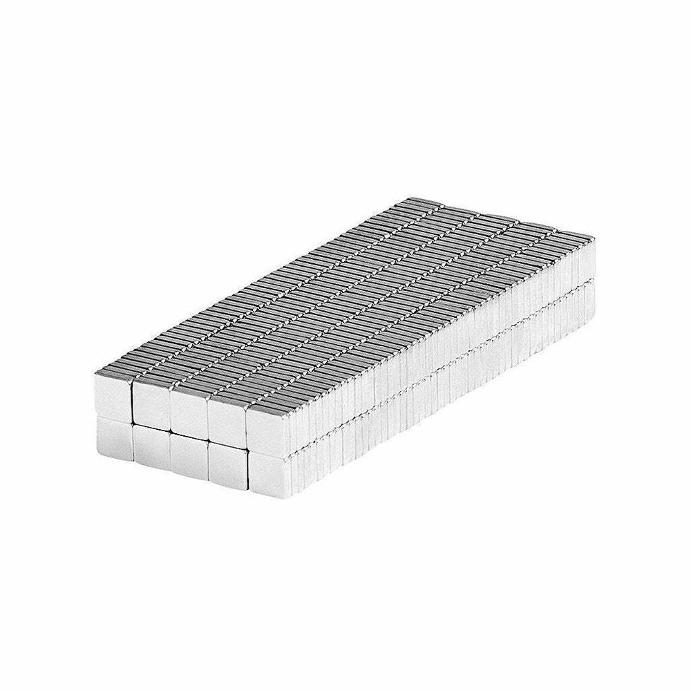 1/8 x 1/8 x 1/32 Inch Tiny Neodymium Rare Earth Block Magnets N52 (500 Pack)