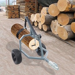 Heavy-Duty ATV Log Skidding Arch & Holder Set Logs Trailer Strong Load-bearing