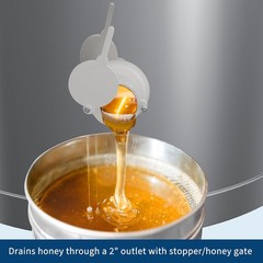 Manual Honey Extractor Machine 4/8 Frame Stainless Steel Honeycomb Spinner Tank