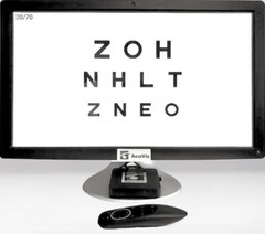 SNELLEN EYE CHART / DIGITAL VISUAL ACUITY SYSTEM made in the USA. No Monitor