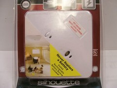 NOS KIDDE #KN-SMFM-i KNSMFMi 120V AC Low Profile Smoke Alarm Silhouette SAU3308