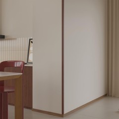 Wall Corner Protector 6PCS 45″ Walnut Wood Grain Trim for Door Window Mirror