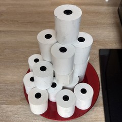 MUNBYN Thermal Receipt Paper 3 1/8 x 230ft /for Star Micronics TSP100 (20 ROLLS)