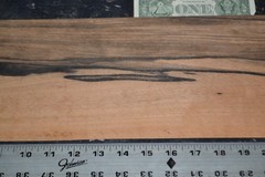 Ebony Raw Wood Veneer Sheet 7 x 31 inches 1/42nd thick IFP-DS1