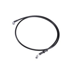 Motoforti 150cm AN3 M10 Car Hydraulic Brake Line Oil Hose Pipe Fitting 28° 90° S