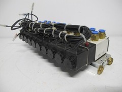 Lot of 10 AirTAC 4V210-08 Valve Solenoid Manifold Body 0.15 0.8 MPa 4V21008 24 V