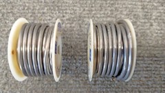 Waxman Industries Wire Solder Spools (2 Spools) (Rosin Core – CONTAINS Lead)