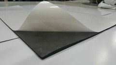 RIB RUBBER MATTING BLACK PSA ADHESIVE ONE SIDE 1/8 THK X 36″WIDE X 12″ LONG