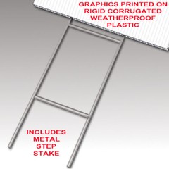THRIFT STORE 18×24 Yard Sign WITH STAKE Corrugated Bandit USA BUSINESS DEALS