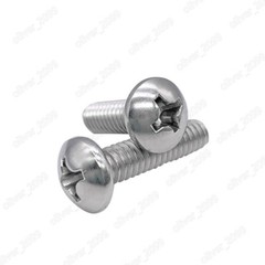 304 Stainless Steel Phillips Cross Pan Head Machine Screws 10# 12# 1/4 5/16 3/8