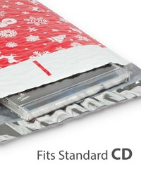 Fosmon Christmas Holiday Gift Self Seal Poly Bubble Mailer 0 2 5 Padded Envelope