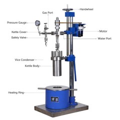 Lab 2L Mini Stainless Steel High Pressure Hydrothermal Reactor Autoclave Vessel
