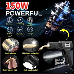Portable 150W Plastic Welder with 1000 Staples – Perfect for Bumper Repairs