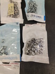 Molar Bands. Dental, Stainless, Various Sizes- 300+ Count (Z10)