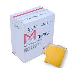 AirnDefense 200 #2 8.5X12″ Yellow Poly Bubble Mailers Shipping Padded Envelope