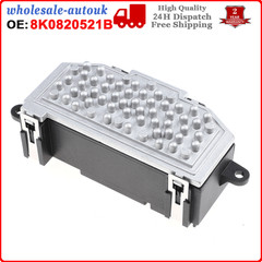 8K0820521B Heater Blower Motor Fan Resistor For A4 8K2 8KH 8K5 B8 A5 8T3 8F7 8TA