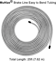 25 Ft of 3/16” Double Walled Brake Line Tubing Kit – Zinc-Coated 3/16 Steel Tub