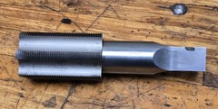 WIDELL 2 1/2-12 HS GH-4 STUB ACME FINISHER TAP 6 STRAIGHT FLUTE 2.5″