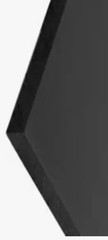 High Density Polyethylene Black Plastic Sheet 1/4″ Thick x 48″ L X 12″ W HDPE